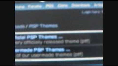 How to get free psp themes (internet connection required) NO CFW!
