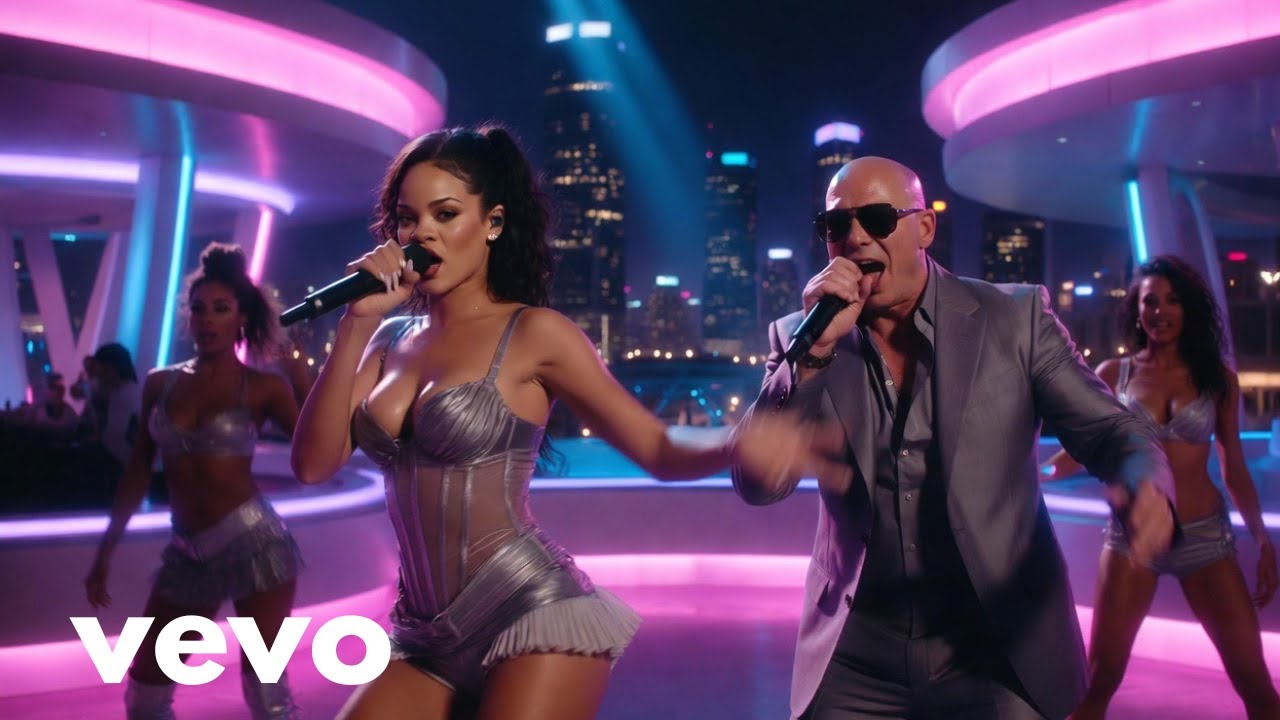 Shake the city - Rihanna ft Pitbull (official AI music video 2026)