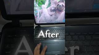 HP 15-d103tx full body, before and after seeing 😧  #viral #windows #body