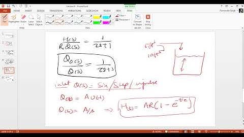 Lecture 9: Physical examples of 1st order system