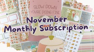 Monthly Subscription Reveal - November 2026