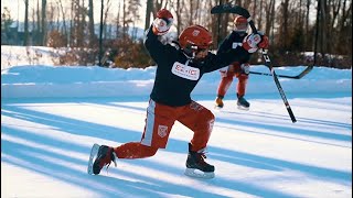 Bring Hockey Home - EZ ICE: The 60 Minute Backyard Rink™