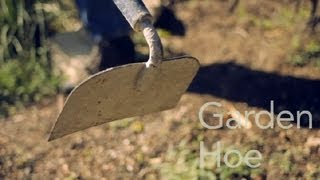 How to Use a Garden Hoe : Garden Tool Guides