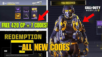 *NEW* CODM 420 CP FREE + 7 REDEEM CODES 2025 DECEMBER | COD MOBILE NEW CP REDEEM CODE 2025 DECEMBER