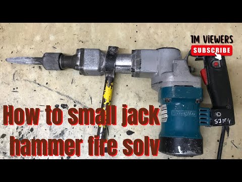 How to small jack hammer fire solv #repairing #drill#hilti #repairingworld