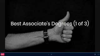 Best Two Year Associate's Degrees (1 of 3)
