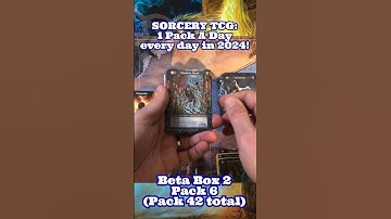 Year of the Sorcery TCG: Beta Box 2 - Pack 6 (pack 42 total)! #Short