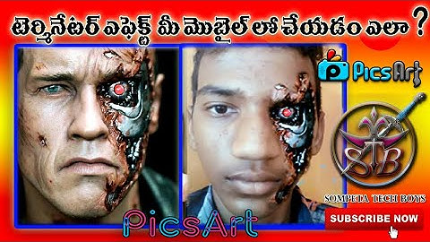 PicsArt Editing Tutorial | How to Make Terminator Face | by stb |