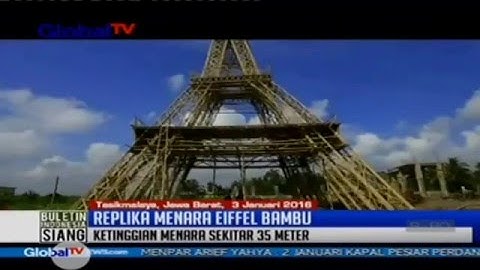 Replika menara eiffel di tasikmalaya jawa barat