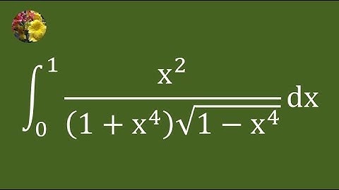 2nd method to evaluate the definite integral using algebraic manipulation (Mis-3305A)