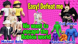 🎮 TEXT TO SPEECH 🏡 Bella Entered The World Of Roblox To Save Herself 📺 Roblox Story