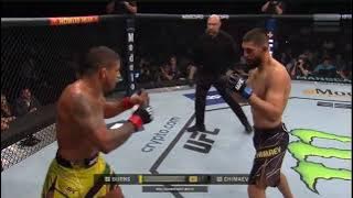 Gilbert Burns vs. Khamzat Chimaev Highlights