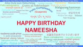 Nameesha   Languages Idiomas - Happy Birthday