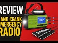 Review - 10000wAh/37000mWh Hand Crank Emergency Radio, AM FM NOAA Weather Alert Radio, Po