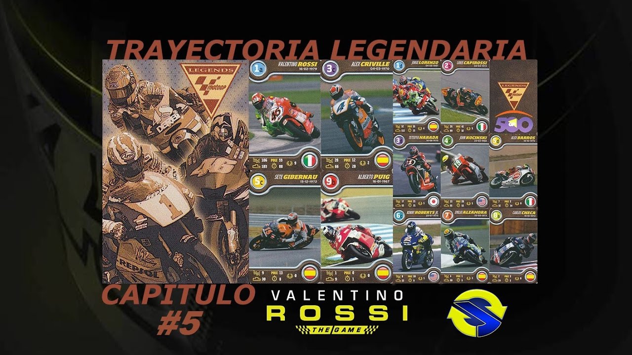 MotoGP Trayectoria Legendaria #5 trayectoria y desplazamiento