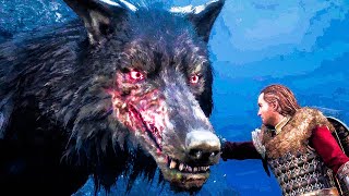 Assassins Creed Valhalla - Fenrir No Damage Epic Boss Fight + Ragnarok Ending - Very Hard