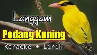 Langgam Podang Kuning - Karaoke Tanpa Vocal