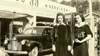 Gas Stations in the 1940s [Black & White Version]