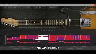 Ample Guitar TC II / AGTC - Comparison of BRIDGE and NECK Expansion Clean Sound