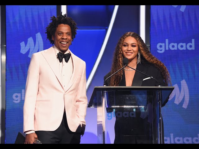 Beyoncé and JAY-Z tell LGBTQ people everywhere they love them at the 30th Annual GLAAD Media Awards class=