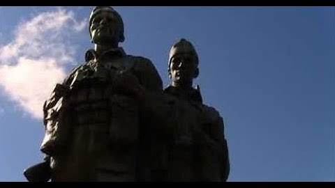 Commando Memorial By Spean Bridge On Visit To The Highlands Scotland