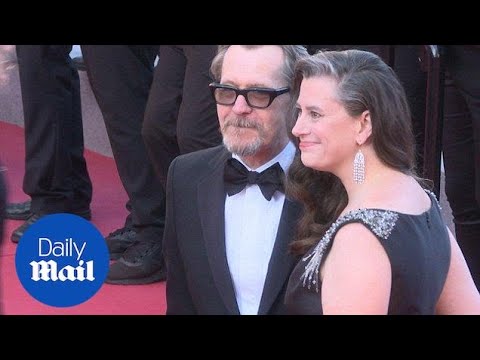 Gary Oldman and wife Gisele Schmidt loved up in Cannes - Daily Mail