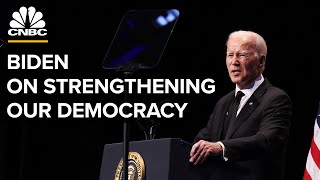 Biden speaks on honoring Sen. John McCain and working to strengthen democracy — 09/28/23