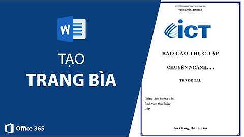 Hướng dẫn cách tạo trang bìa word 2023