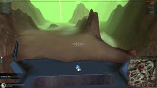 nagib007123 under the map in Robocraft cheating