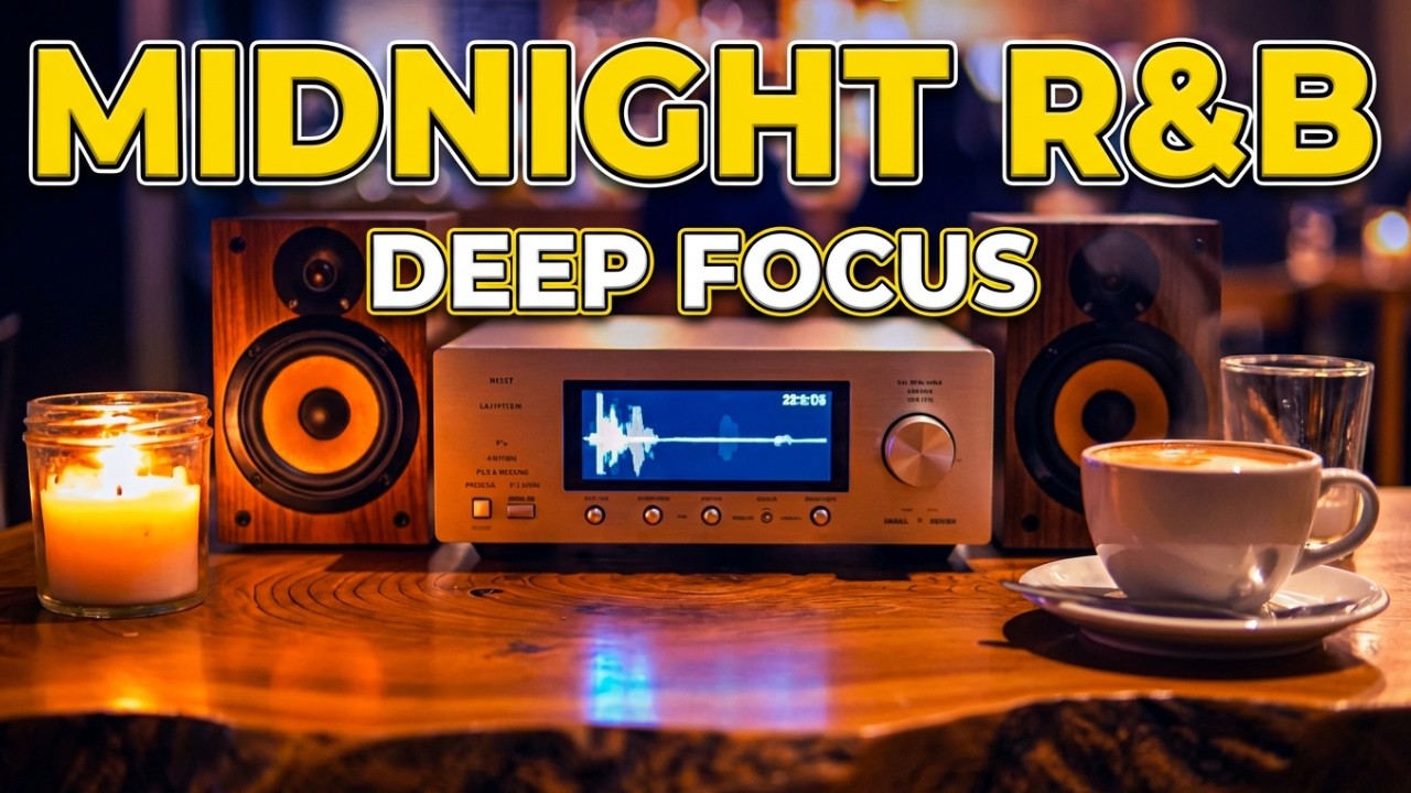 Smooth Soulful R&B Grooves in Dim Light Room for Stress Relief & Focus ✨🎧