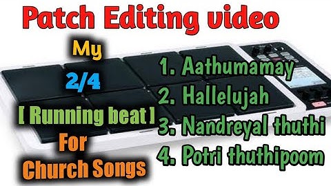 Spd 30 patch editing|worship beats|Roland spd 30 FX edit