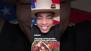 “Michelle Obama is man!” Josh Hokit after his fight at the literal White House 🇺🇸 #usa #ufc