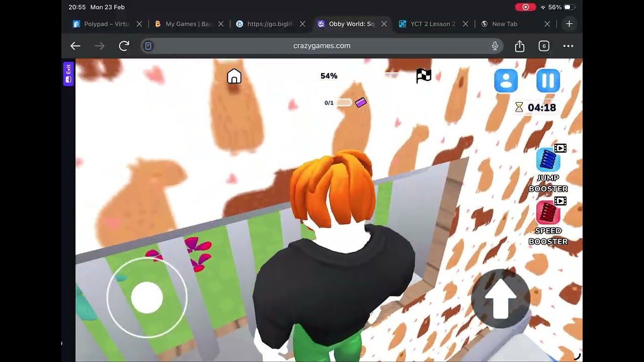 Obby in crazygamesescape capibara prison