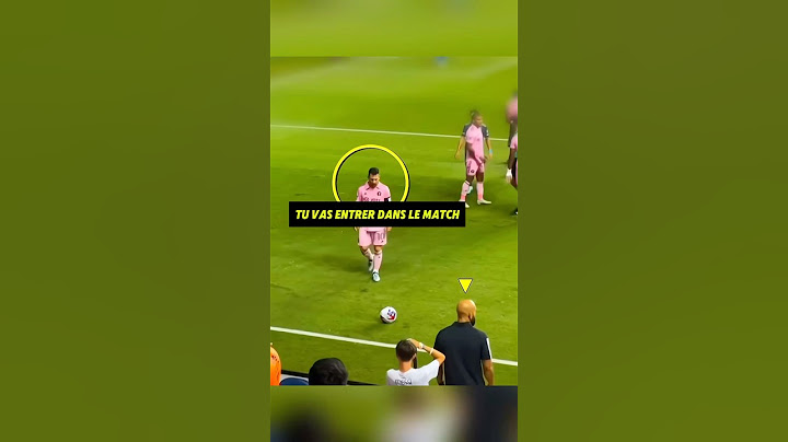 Le garde du corps de Messi joue au football