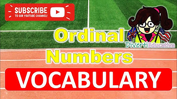 Ordinal Numbers 1-12 Vocabulary  / Diverti Flashcards