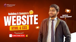 A Complete website design with HTML &amp; CSS | WordPress Website Development in 2025