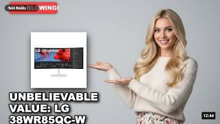 UNBELIEVABLE Value: LG 38WR85QC-W Monitor Review - 144Hz, HDR, G-SYNC, W-QHD, Curved Display