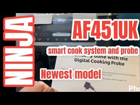 Ninja Foodi MAX Dual Zone Air Fryer with Smart Cook System AF451UK