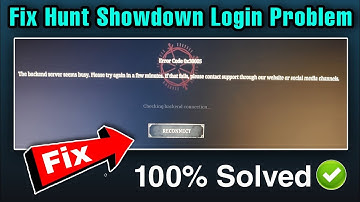 Fix hunt showdown login problem in PC Error Code Ox30005 | hunt shodown login problem today