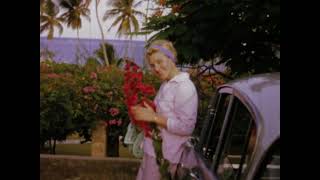Beautiful Girl Mombasa Beach Vacation in 70s Archive Footage
