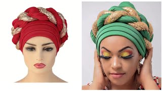 DIY TURBAN with BRAIDED/ TWISTED HEADBAND Beautiful Turban Style 2026