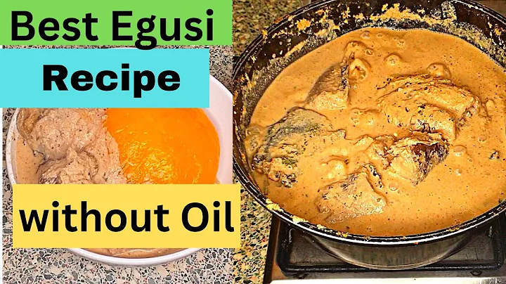 How to Make Egusi without oil (Egusi pepper soup)