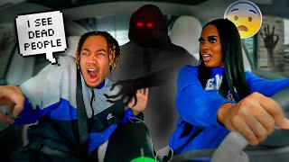 Acting Like Im Seeing Things Prank On Girlfriend