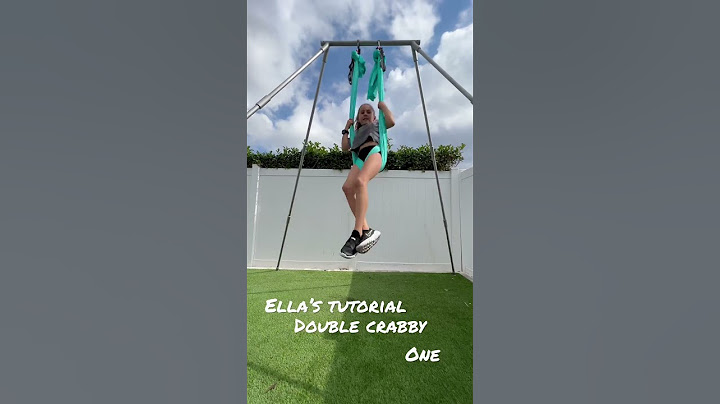Ella's Tutorial - The Double Crabby - Aerial Silks