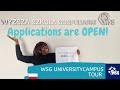 WSG UNIVERSITY CAMPUS TOUR| How to Apply|interview with student| Student Dorm