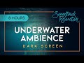 Underwater Ambience (Dark Screen) - 8 Hours of Calming White Noise From Below
