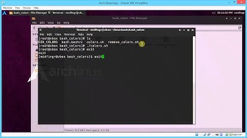 Arch Linux Colourize the Command Prompt