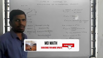 Class 12 Maths | Chapter 7 | Applications of Differential calculus | Exercise: 7.8 | Q no : 6