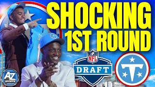 Titans SHOCKING first night of NFL Draft with TWO unexpected first round picks