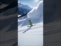 Can This Skier Survive? 😱🎿